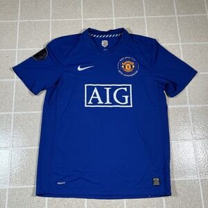 Vtg Nike 2008/09 Manchester United Rooney 10 Football Jersey Player Soccer Sz L